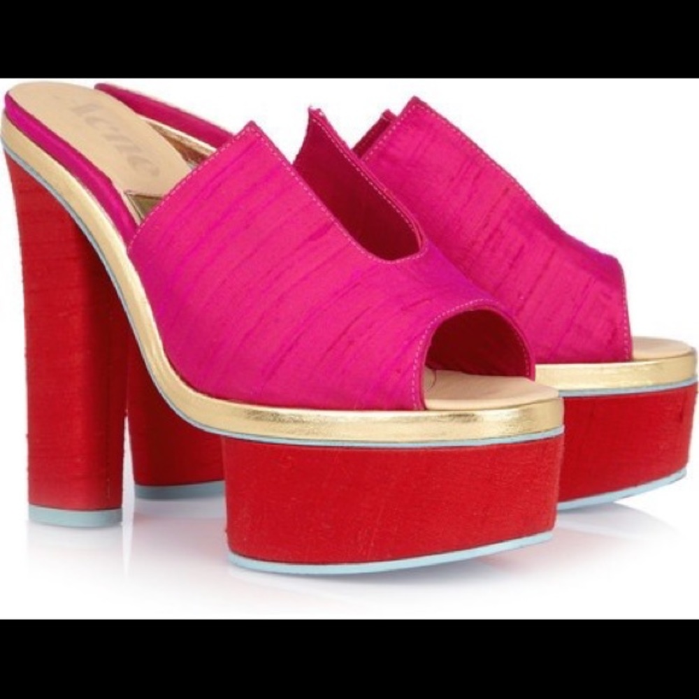 Acne Silk Platform Slide *RARE Limited Edition*